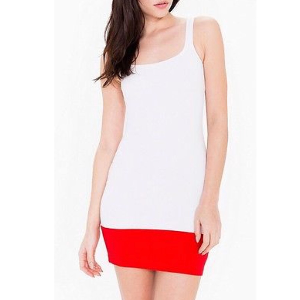 American Apparel color block dress